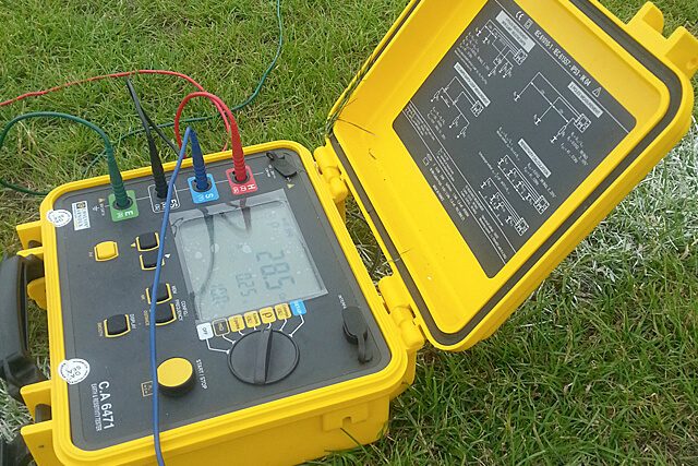 Image of earthing testing kit