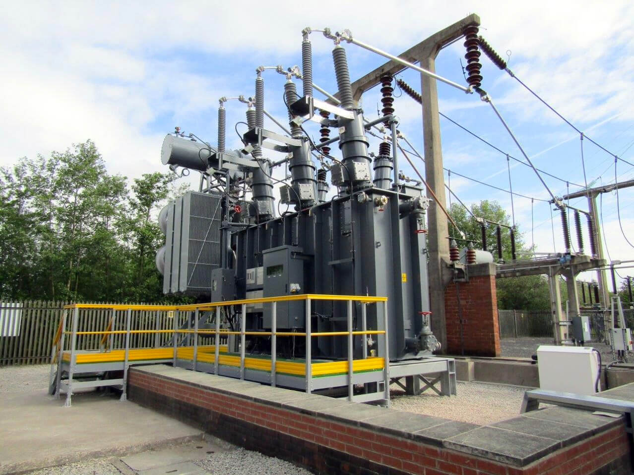 Image of electronic power substation